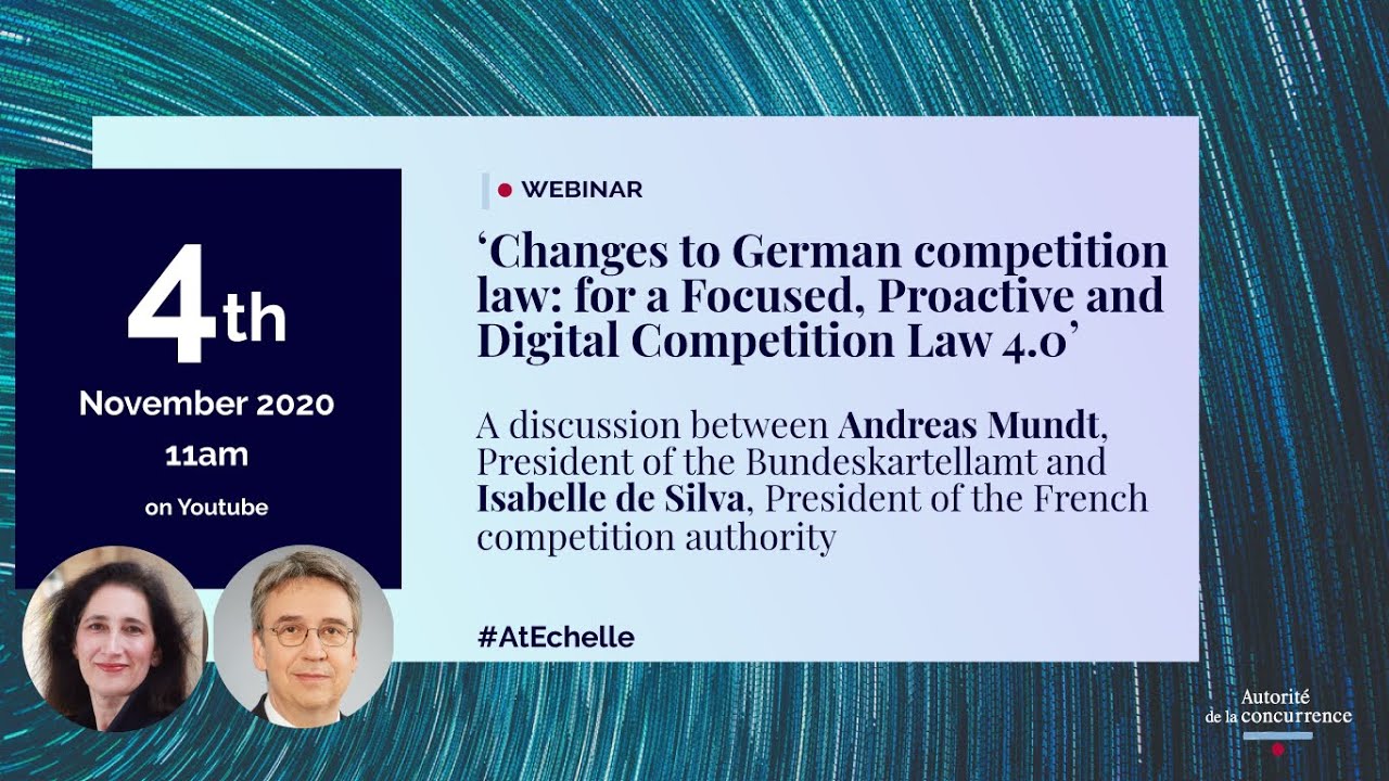 Embedded thumbnail for Webinar @Echelle : Changes to German competition law &gt; Contenu de la page
