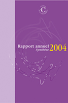 Synthèse du rapport annuel 2004
