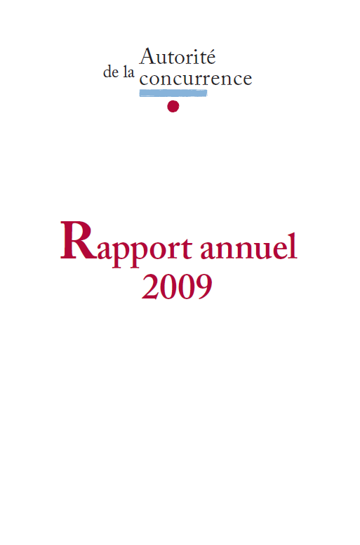 Rapport annuel 2009