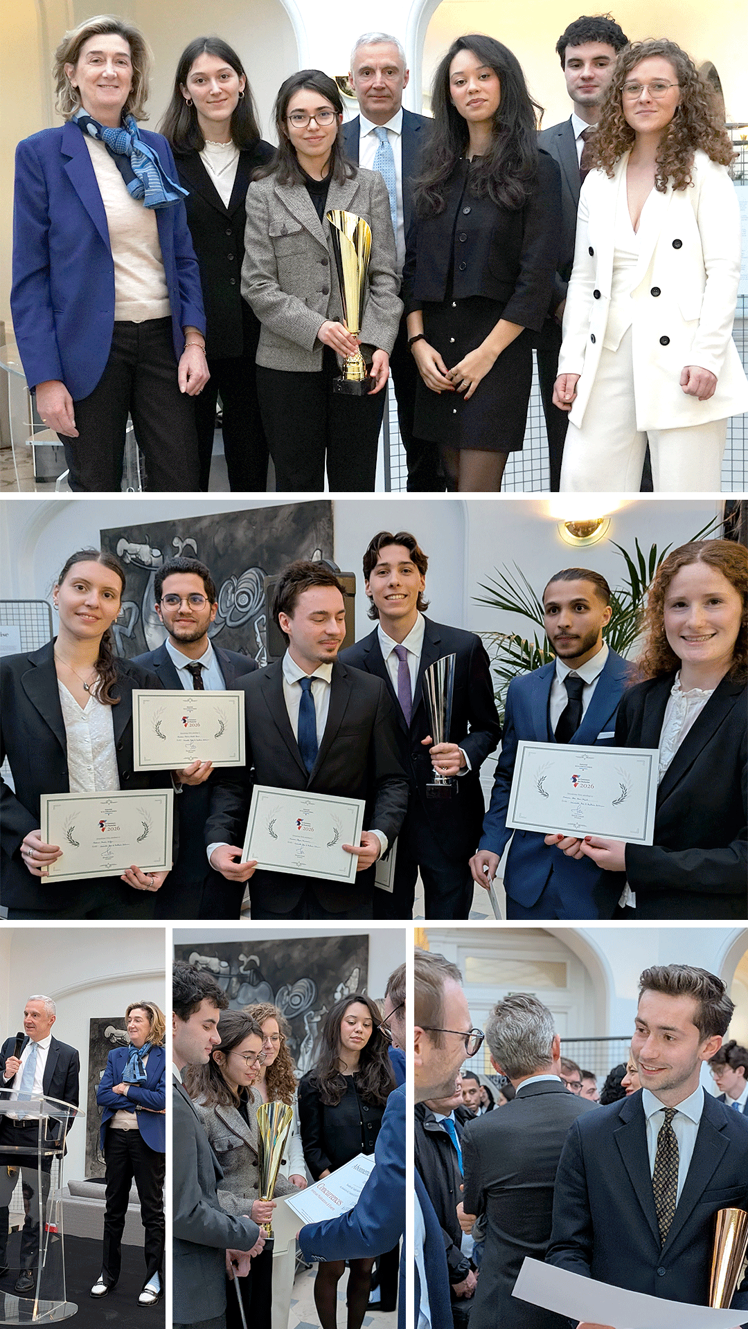 Photo des gagnants du concours