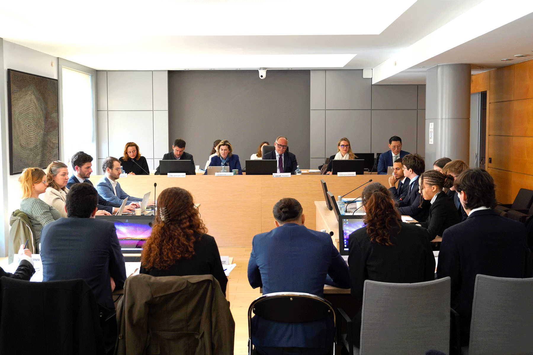 Salle des séances lors du concours