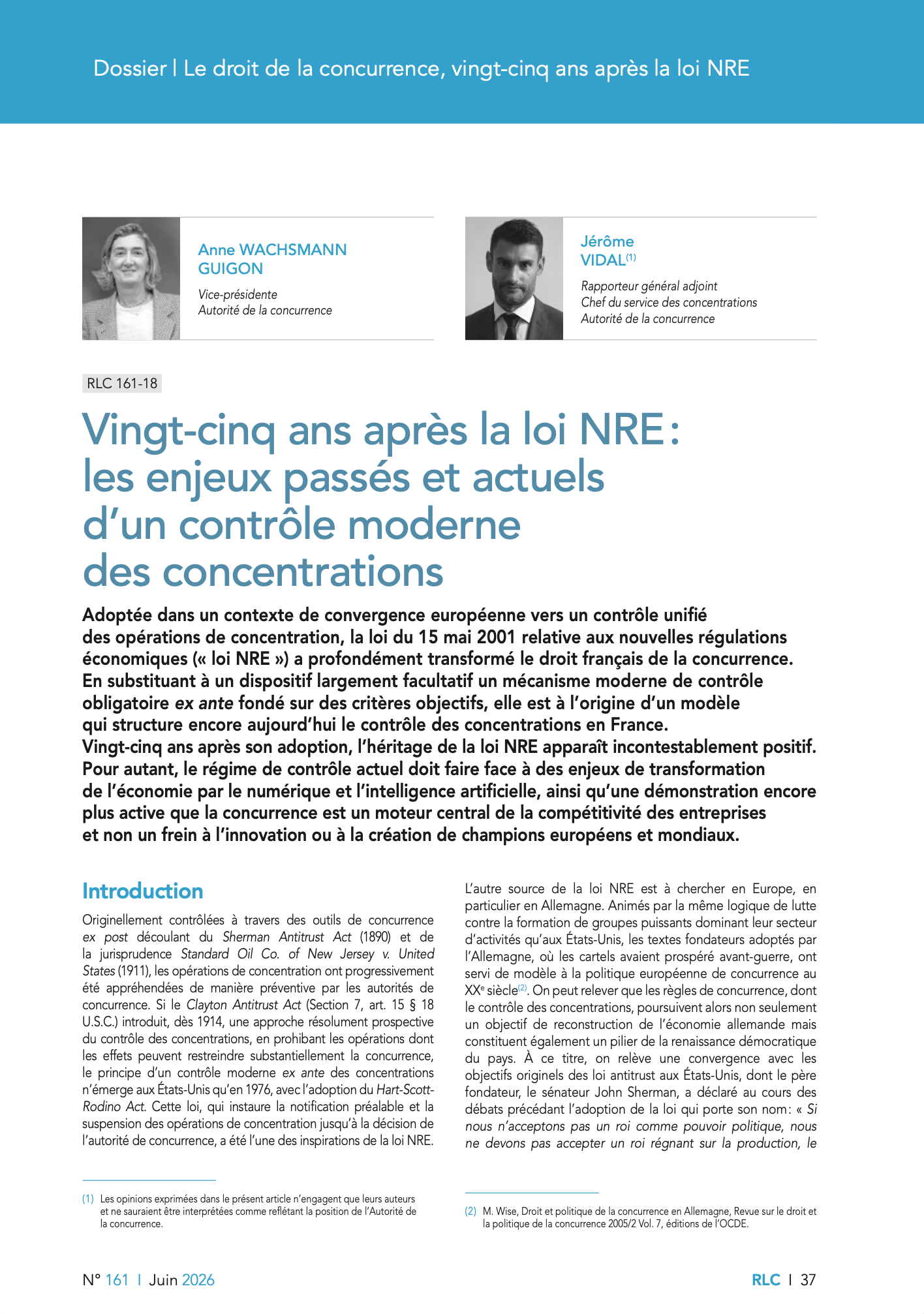article loi NRE