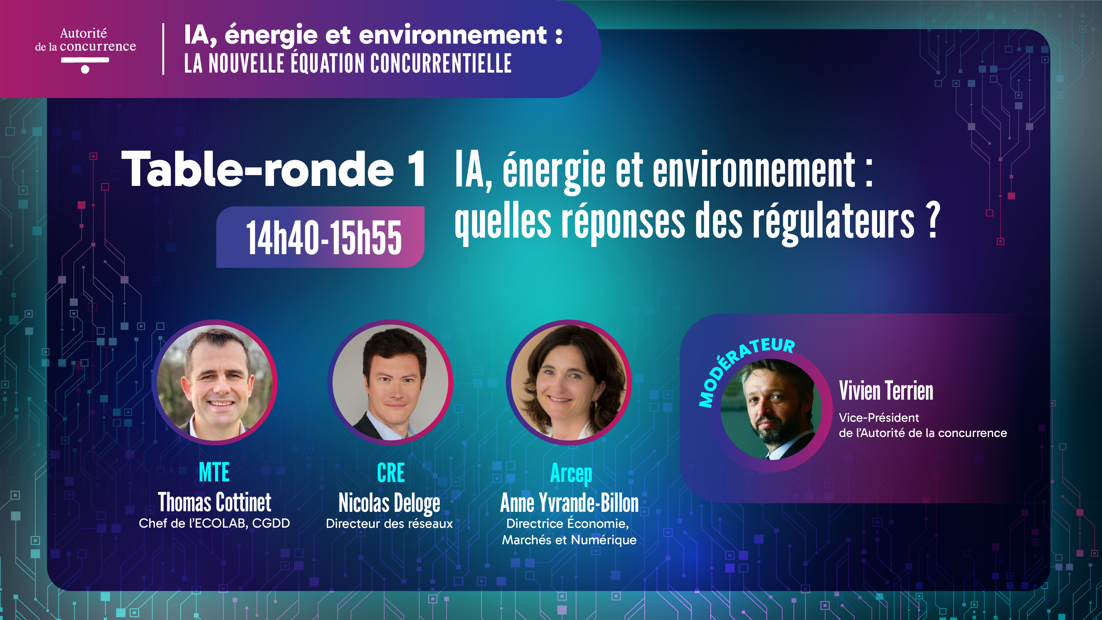 Programme table ronde 1 webinaire