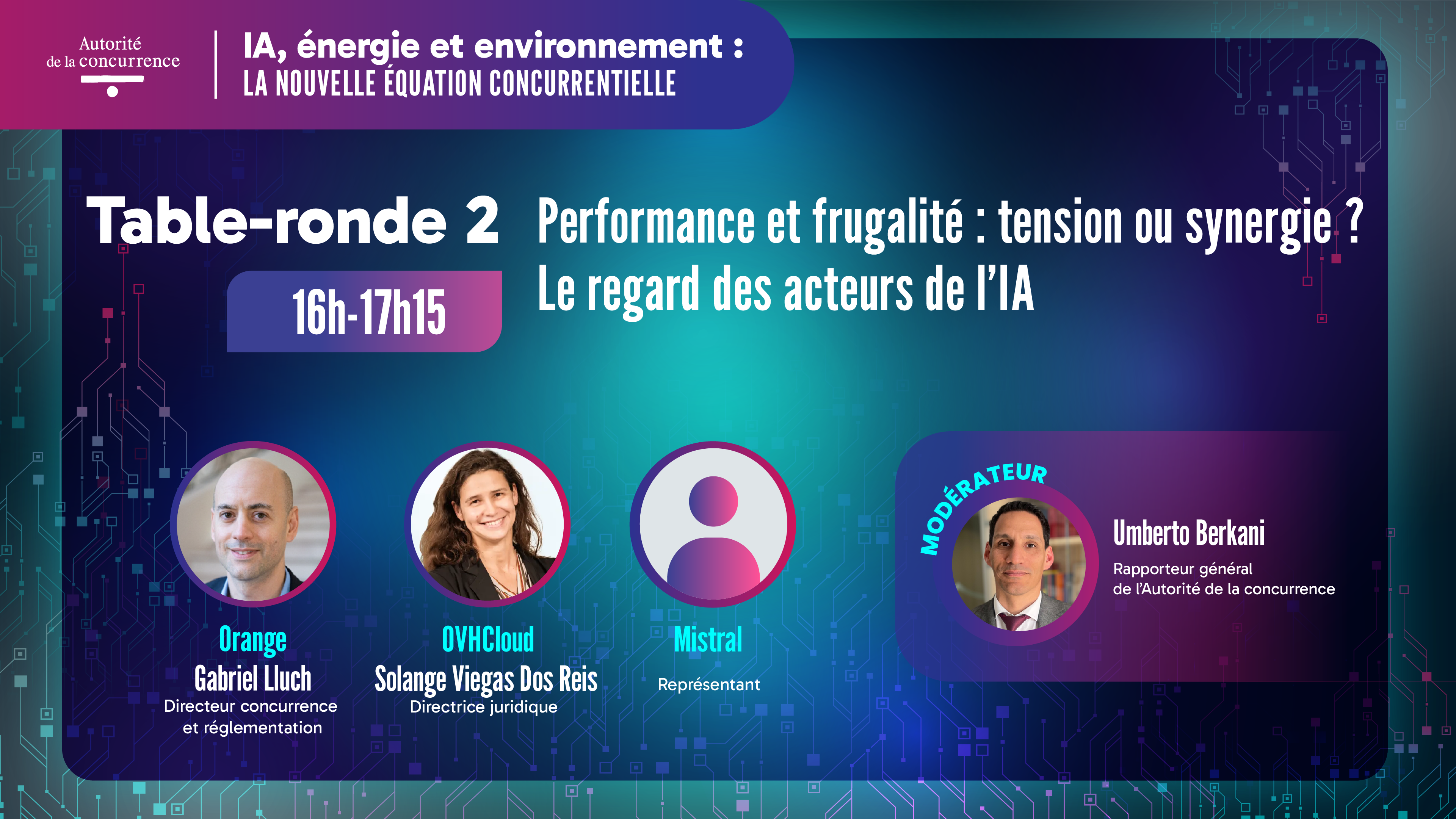 programme table ronde 2 webinaire IA energie