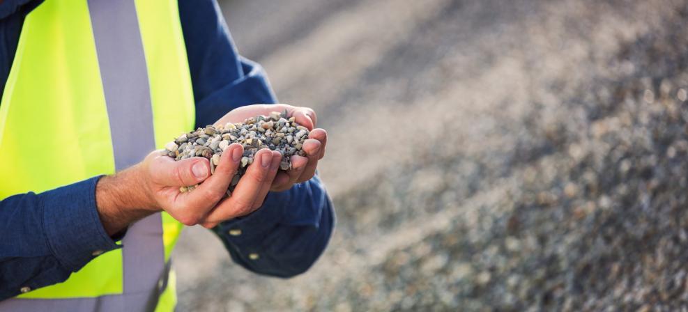 Photo de controle des granulats
