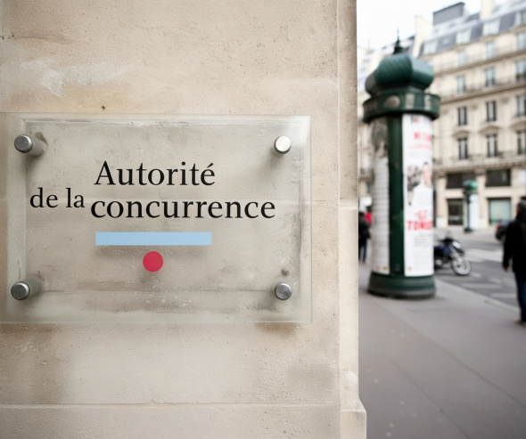 plaque de l'entrée de l'Autorité de la concurrence