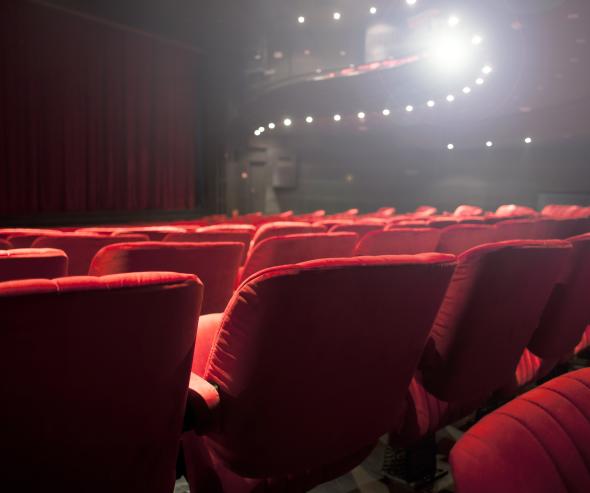 photo of seats in an auditorium